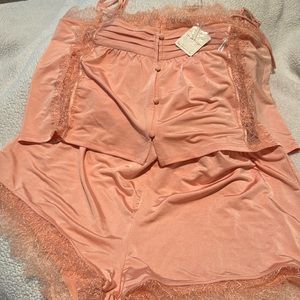 Free People sleepwear from Bloomingdale’s, color of Coral Mist. BNWT